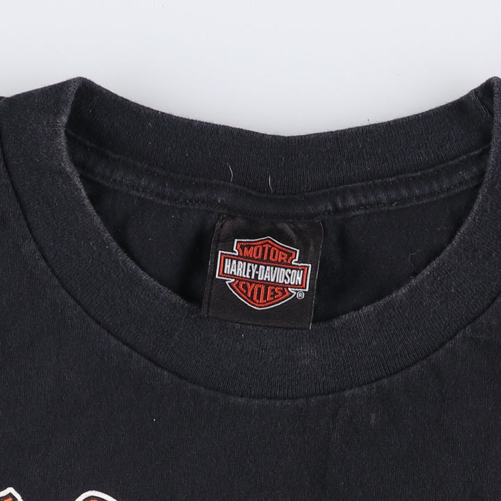 Harley-Davidson Motorcycle Bike T-shirt, Men's XL size cotton black type Vintage Second Hand