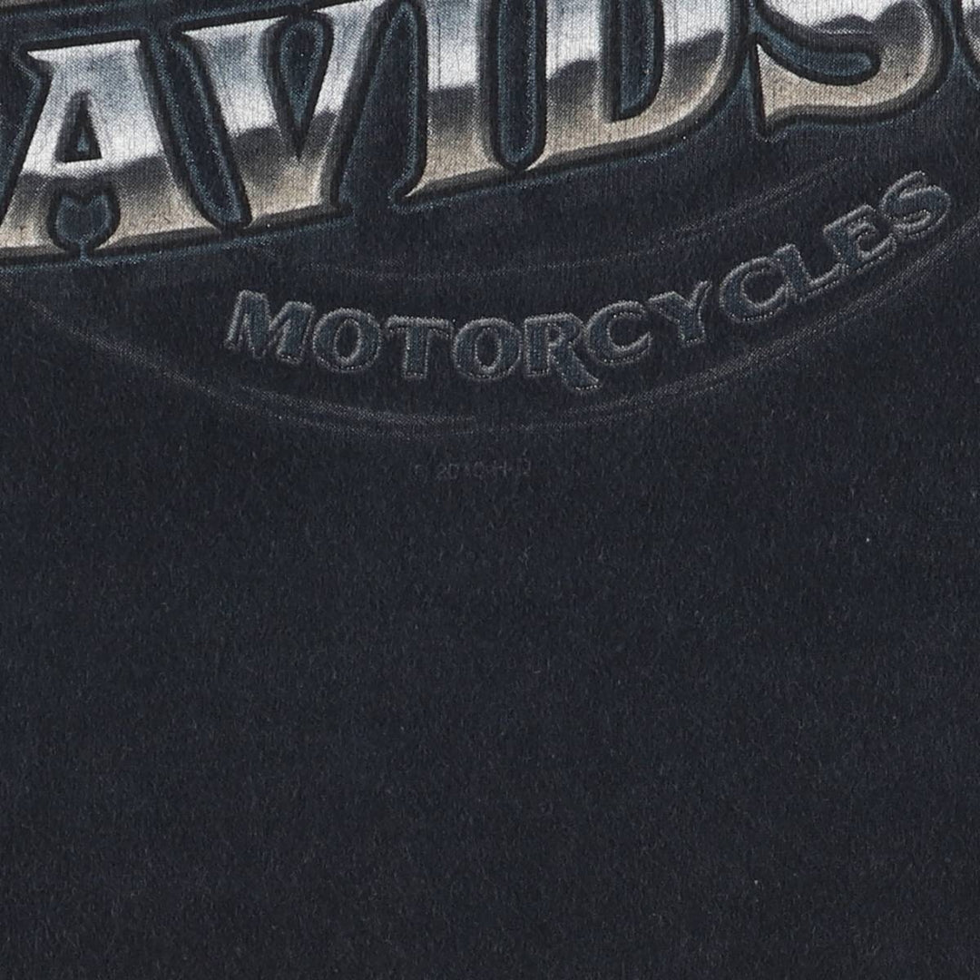 Harley-Davidson Motorcycle Bike T-shirt, Men's XL size cotton black type Vintage Second Hand