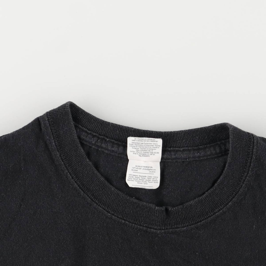 Gildan SONIC YOUTH Band T-Shirt, Men's Size Small cotton black type Vintage Second Hand