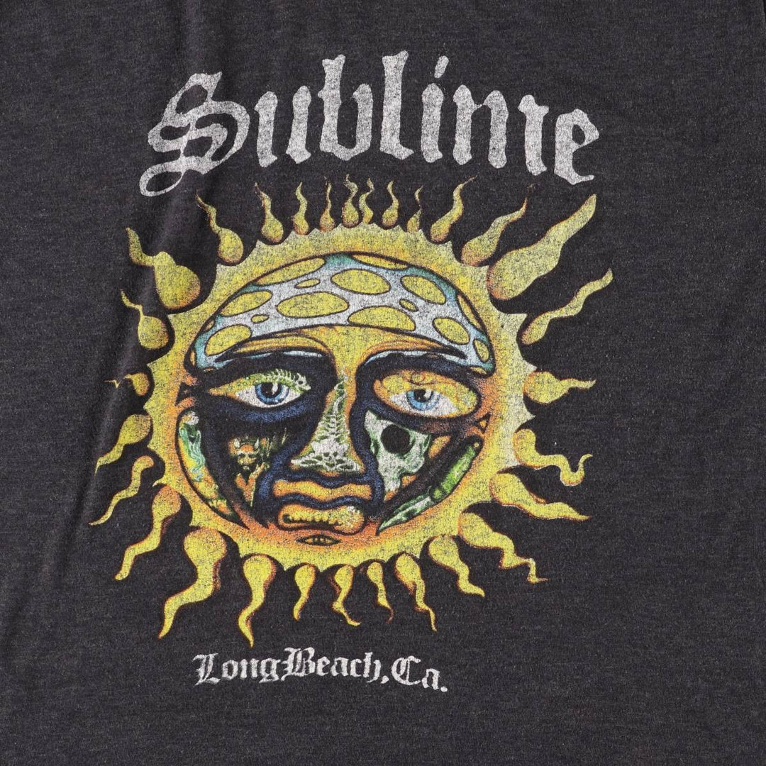 SUBLIME Band T-shirt, Men's XL size unclear black type Vintage Second Hand