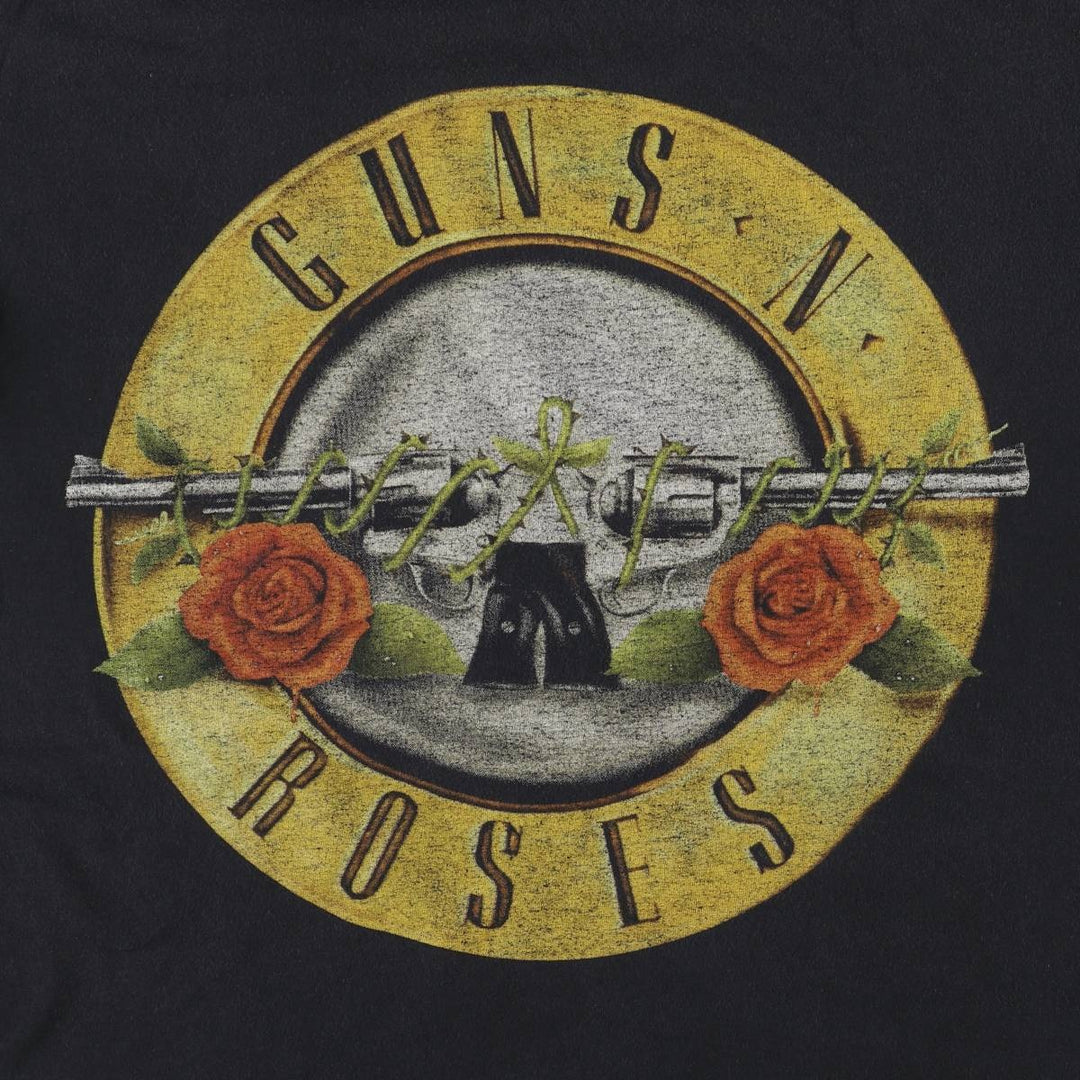 Guns N' Roses Band T-shirt, Men's M size cotton black type Vintage Second Hand