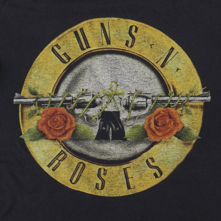 Guns N' Roses Band T-shirt, Men's M size cotton black type Vintage Second Hand