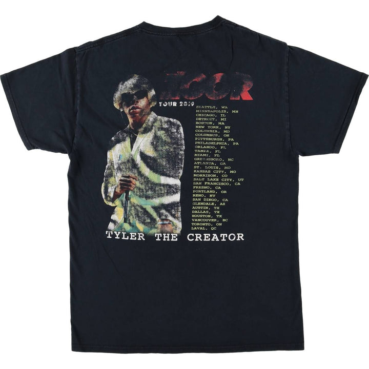 Tyler, The Creator Rap T-shirt, Men's Size Medium cotton black type Vintage Second Hand