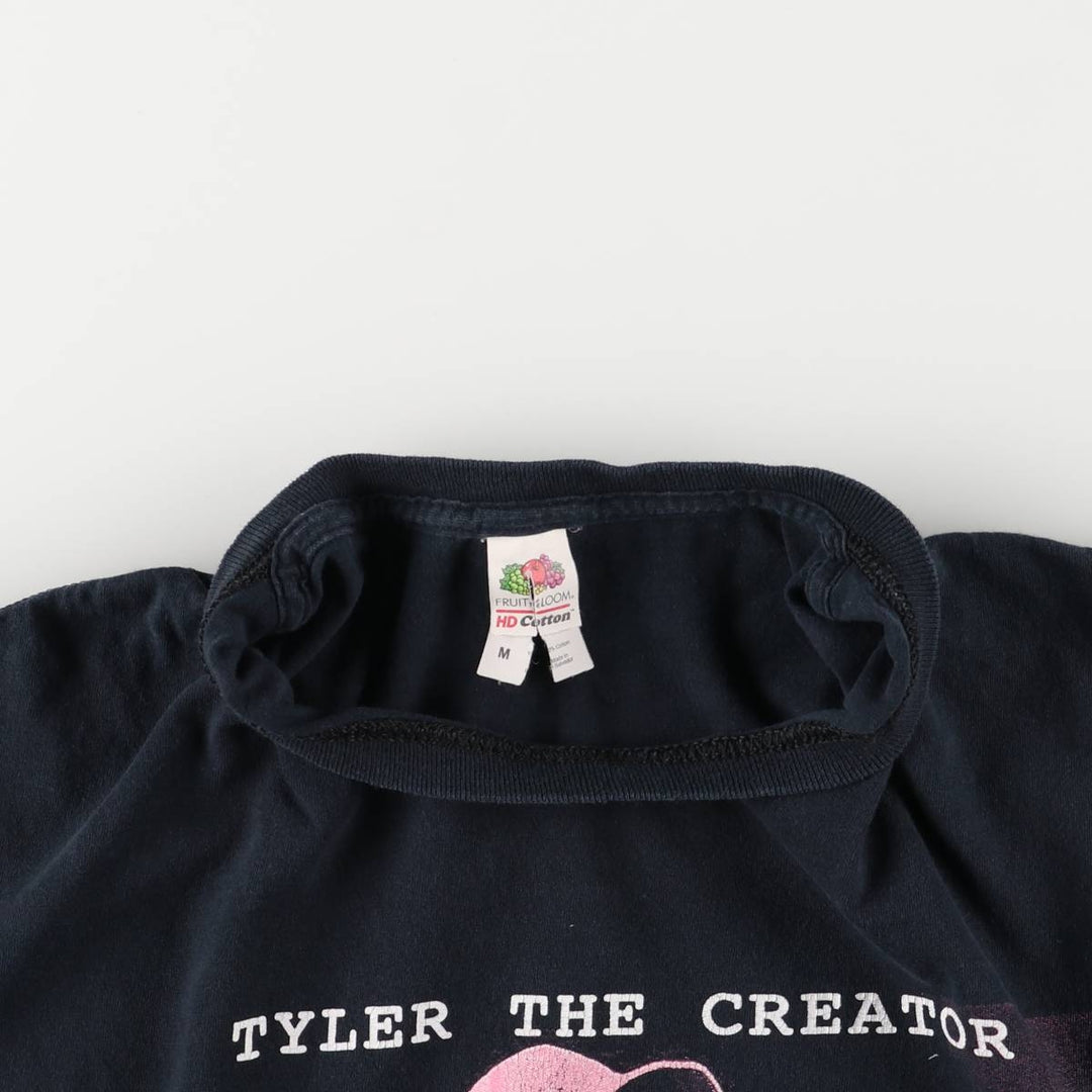 Tyler, The Creator Rap T-shirt, Men's Size Medium cotton black type Vintage Second Hand