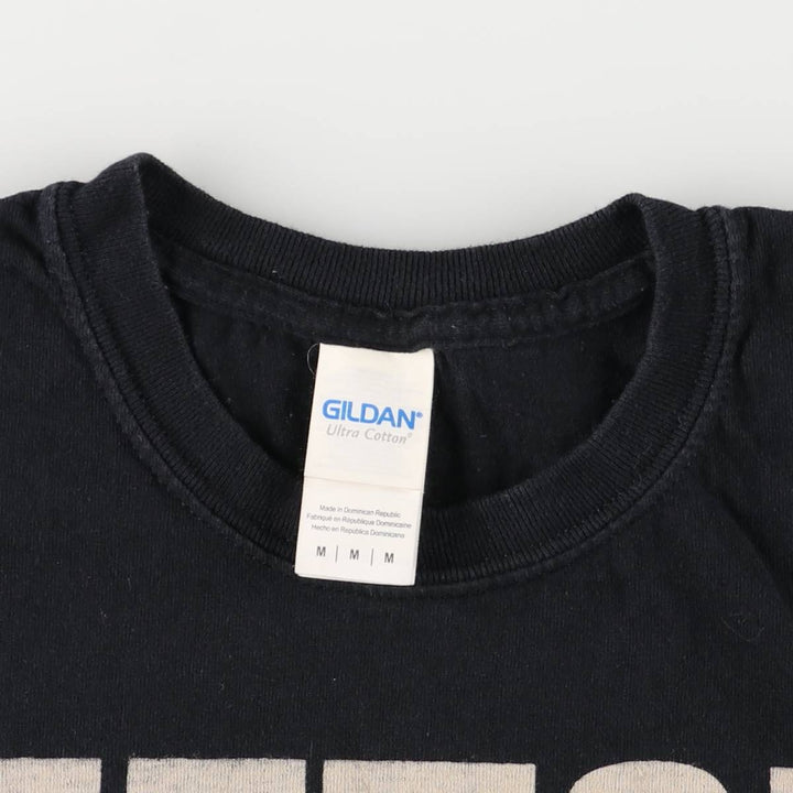 Gildan ZZTOP Band T-Shirt, Men's Size Medium cotton black type Vintage Second Hand