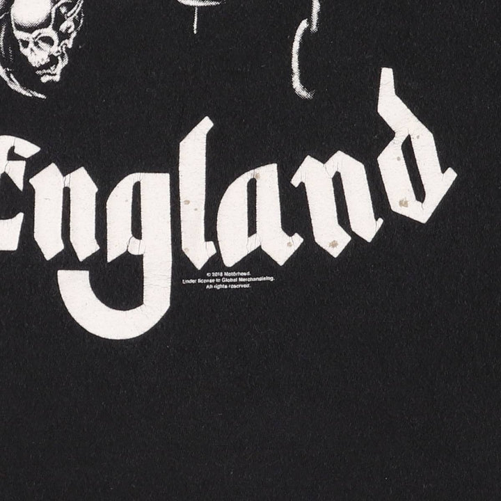 Gildan MOTORHEAD Men's Band T-Shirt, Size XL cotton black type Vintage Second Hand