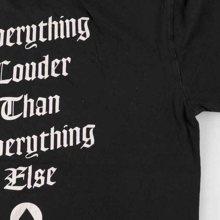 Gildan MOTORHEAD Men's Band T-Shirt, Size XL cotton black type Vintage Second Hand