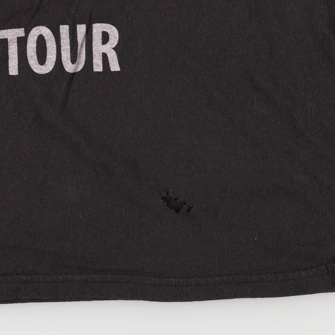 The Rolling Stones Band T-shirt, Men's XL cotton black type Vintage Second Hand