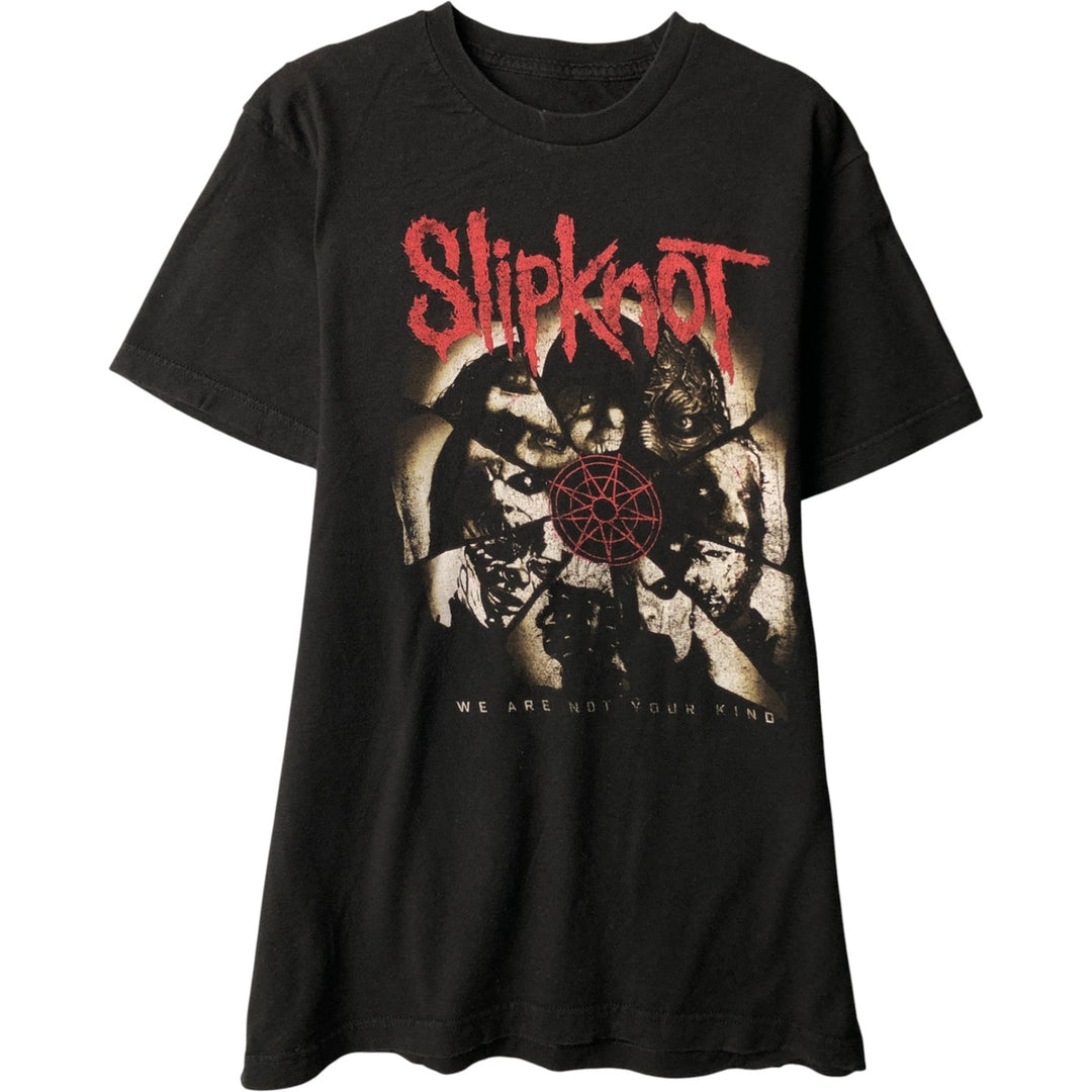 Slipknot Band T-shirt, Band T, Men's M size cotton black type Vintage Second Hand