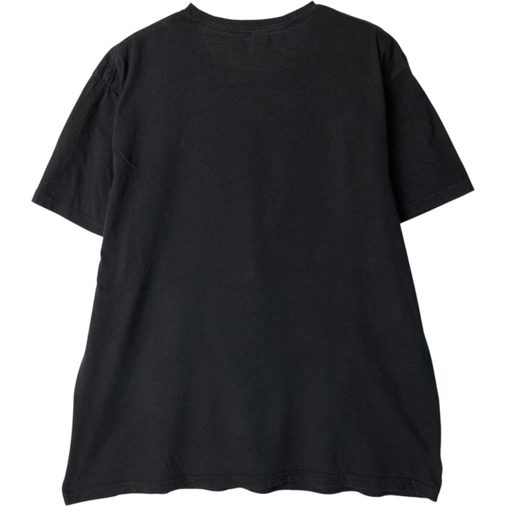 Gildan MOTORHEAD Skull Pattern Band T-Shirt, Men's Size L cotton black type Vintage Second Hand