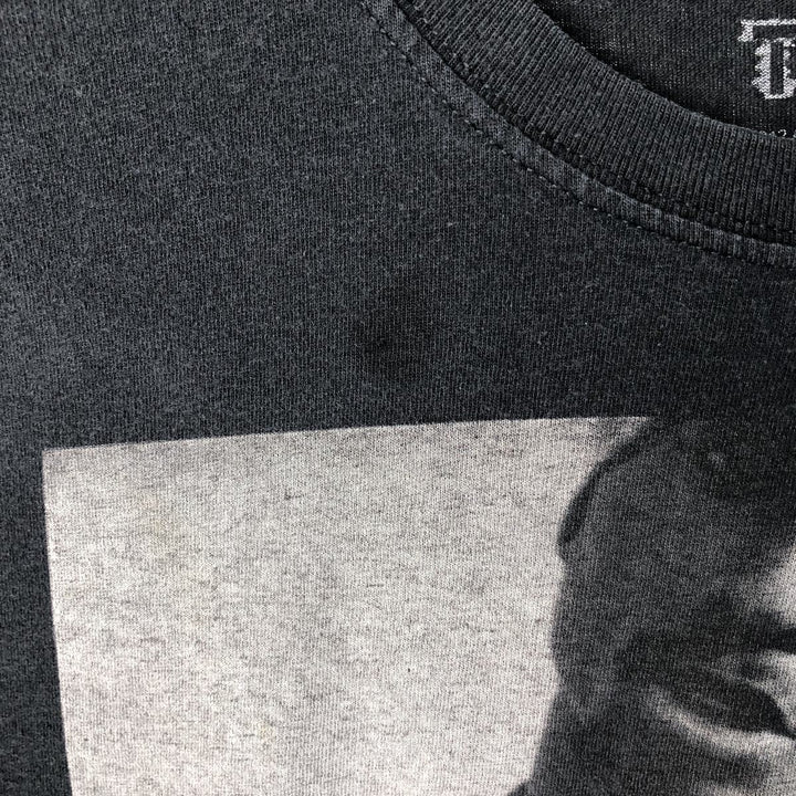 2pac rap t-shirt, men's XL size cotton black type Vintage Second Hand