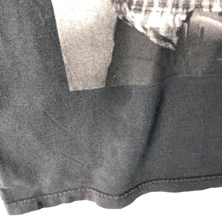 2pac rap t-shirt, men's XL size cotton black type Vintage Second Hand