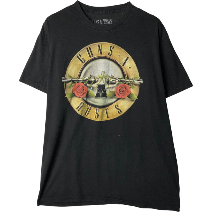 Guns N' Roses Band T-shirt, Band T, Men's L size cotton black type Vintage Second Hand