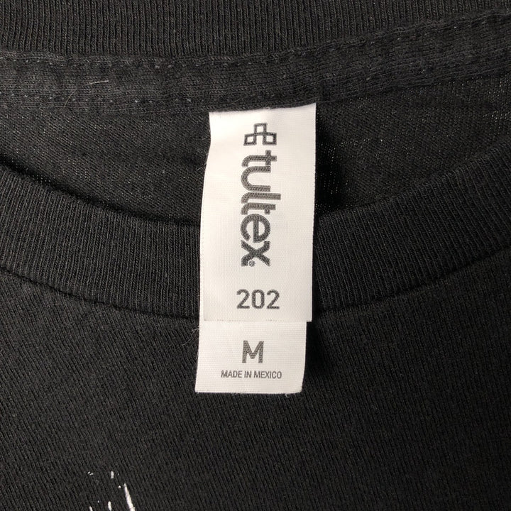 TULTEX MY CHEMICAL ROMANCE Skull Pattern Band T-Shirt, Men's Size Medium cotton black type Vintage Second Hand