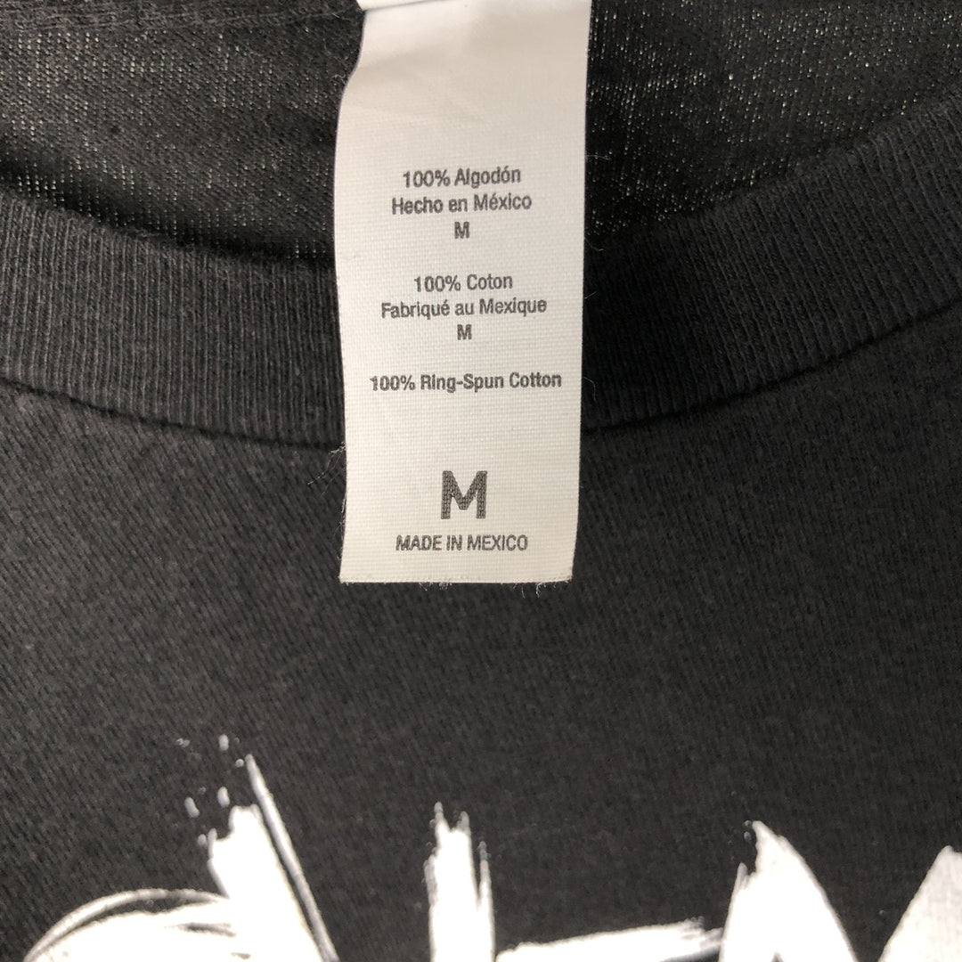 TULTEX MY CHEMICAL ROMANCE Skull Pattern Band T-Shirt, Men's Size Medium cotton black type Vintage Second Hand