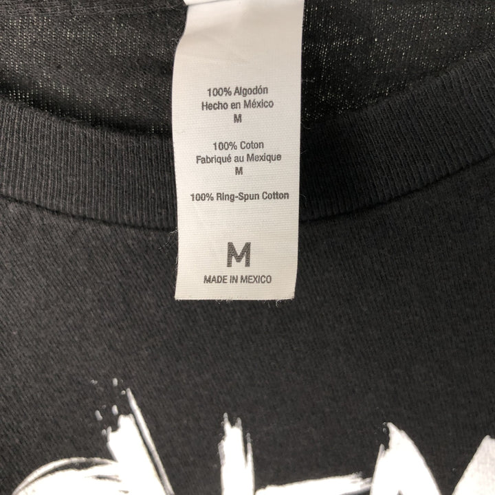 TULTEX MY CHEMICAL ROMANCE Skull Pattern Band T-Shirt, Men's Size Medium cotton black type Vintage Second Hand