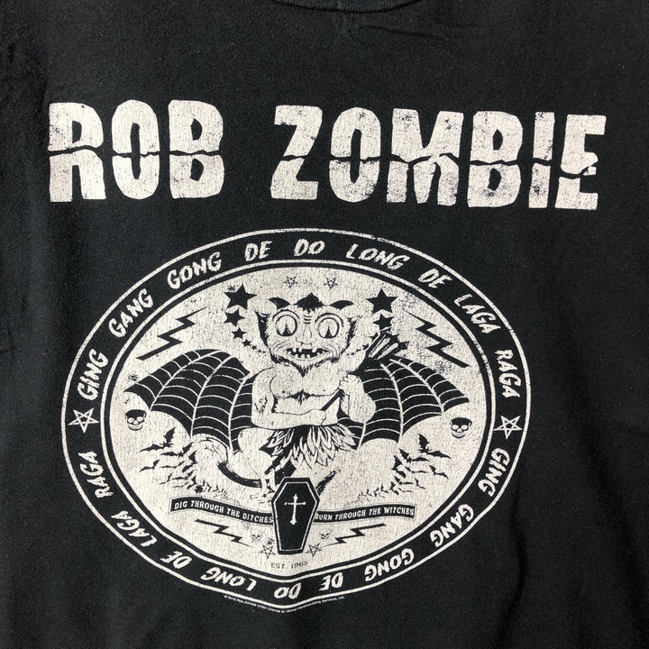 Rob Zombie band T-shirt, men's size M unclear black type Vintage Second Hand