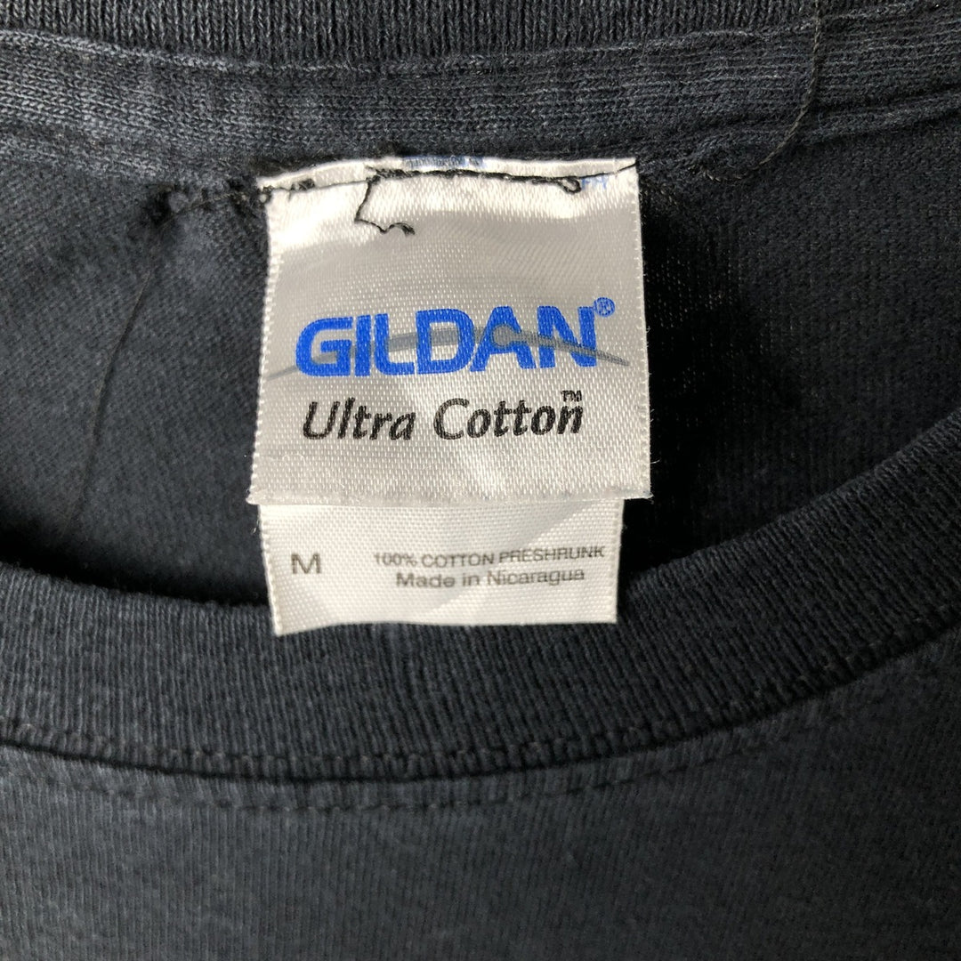 Gildan Alice Cooper Band T-Shirt, Men's Size Medium cotton black type Vintage Second Hand