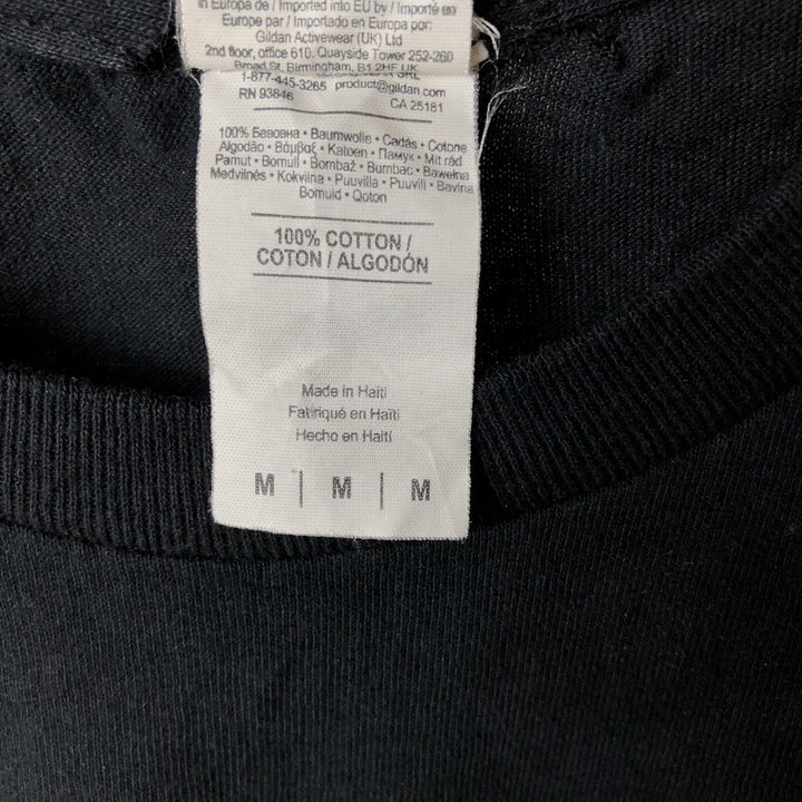 Gildan Radiohead Band T-Shirt, Men's Size Medium cotton black type Vintage Second Hand