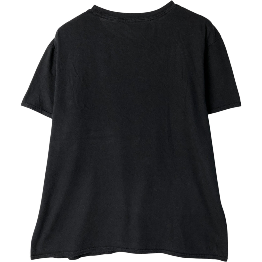 Metallica Skull Pattern Band T-Shirt, Men's Size L cotton black type Vintage Second Hand