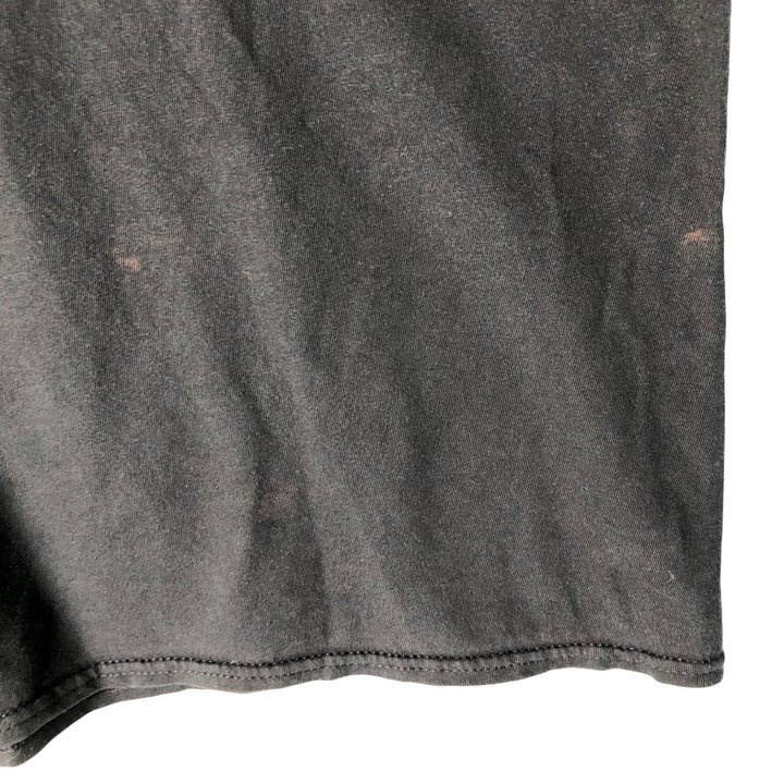 Metallica Skull Pattern Band T-Shirt, Men's Size L cotton black type Vintage Second Hand