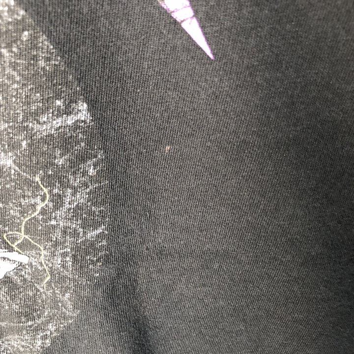 Metallica Skull Pattern Band T-Shirt, Men's Size L cotton black type Vintage Second Hand