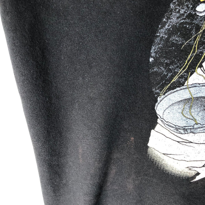 Metallica Skull Pattern Band T-Shirt, Men's Size L cotton black type Vintage Second Hand