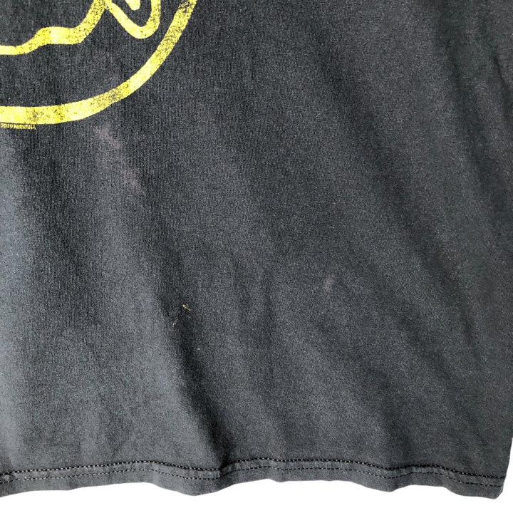 NIRVANA Nirvana Band T-shirt, Band T, Men's M size cotton black type Vintage Second Hand