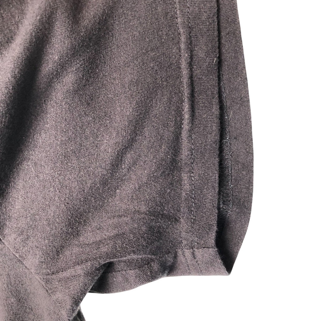 RUSH Band T-shirt, Men's L size cotton black type Vintage Second Hand