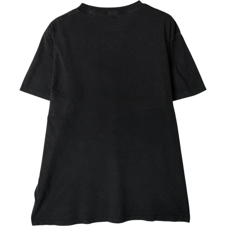 THE BEATLES Band T-shirt, Men's L size cotton black type Vintage Second Hand