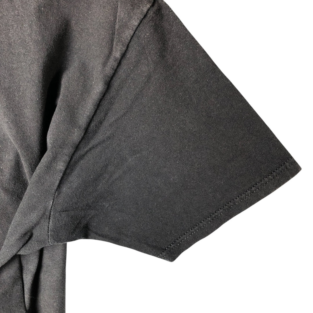 Metallica Skull Pattern Band T-shirt Band Tee Men's M size cotton black type Vintage Second Hand