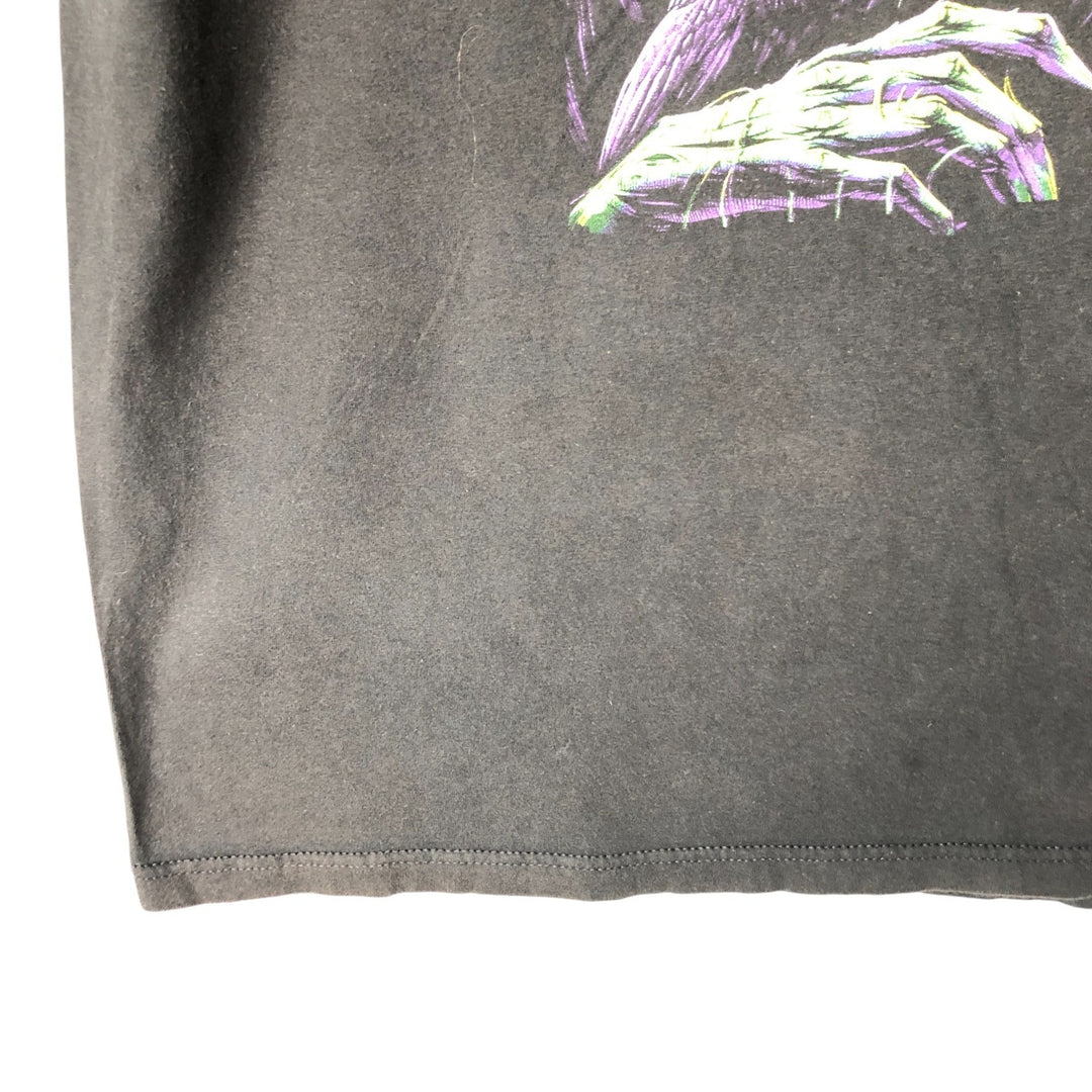 Metallica Skull Pattern Band T-shirt Band Tee Men's M size cotton black type Vintage Second Hand