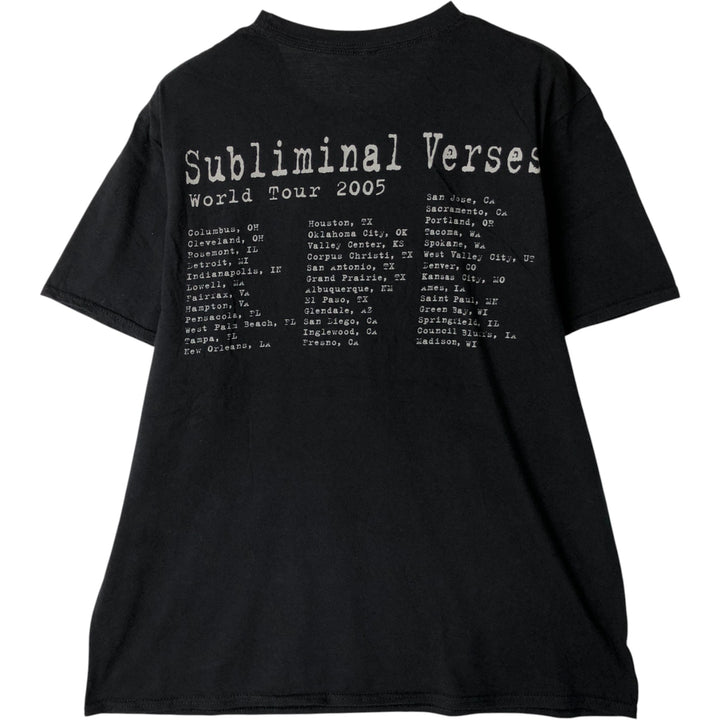 Slipknot Band T-shirt, Band T, Men's L size cotton black type Vintage Second Hand