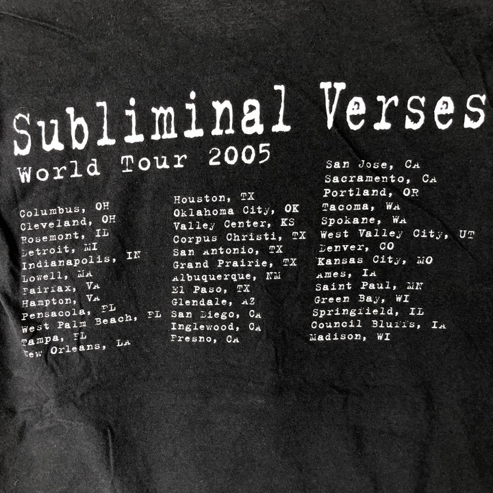 Slipknot Band T-shirt, Band T, Men's L size cotton black type Vintage Second Hand