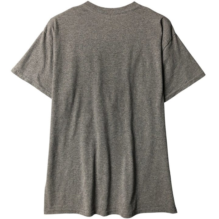 THE BEATLES Band T-shirt, Men's L size cotton gray type Vintage Second Hand