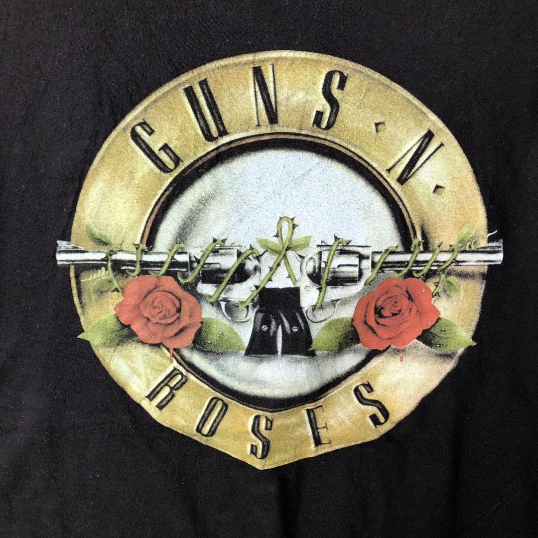 Guns N' Roses Band T-shirt, Band T, Men's XL size cotton black type Vintage Second Hand