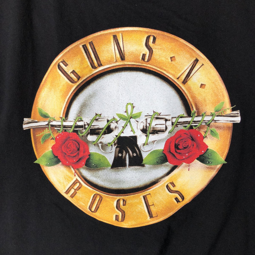 Guns N' Roses Band T-shirt, Band T, Men's XL size cotton black type Vintage Second Hand