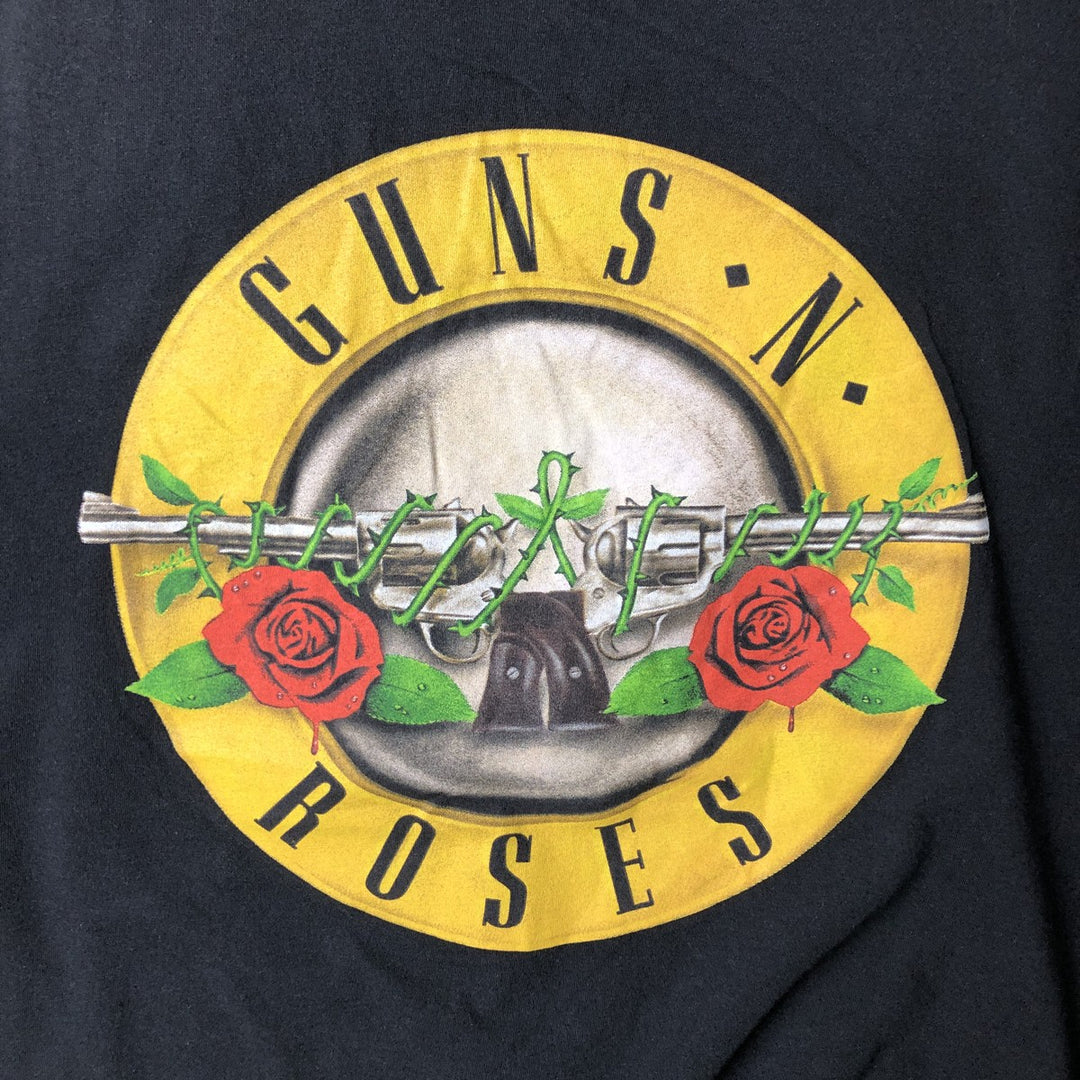 Guns N' Roses Band T-shirt, Band T, Men's XL size cotton black type Vintage Second Hand