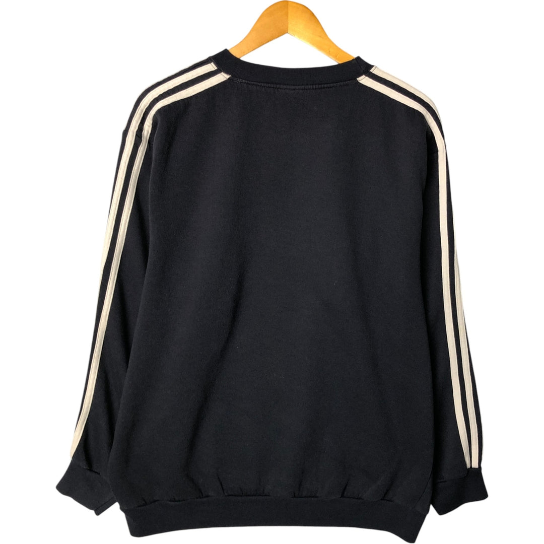 Vintage 80s-90'S Adidas One-Point Logo Sweatshirt, Men's Size L cotton navy blue type Vintage Second Hand