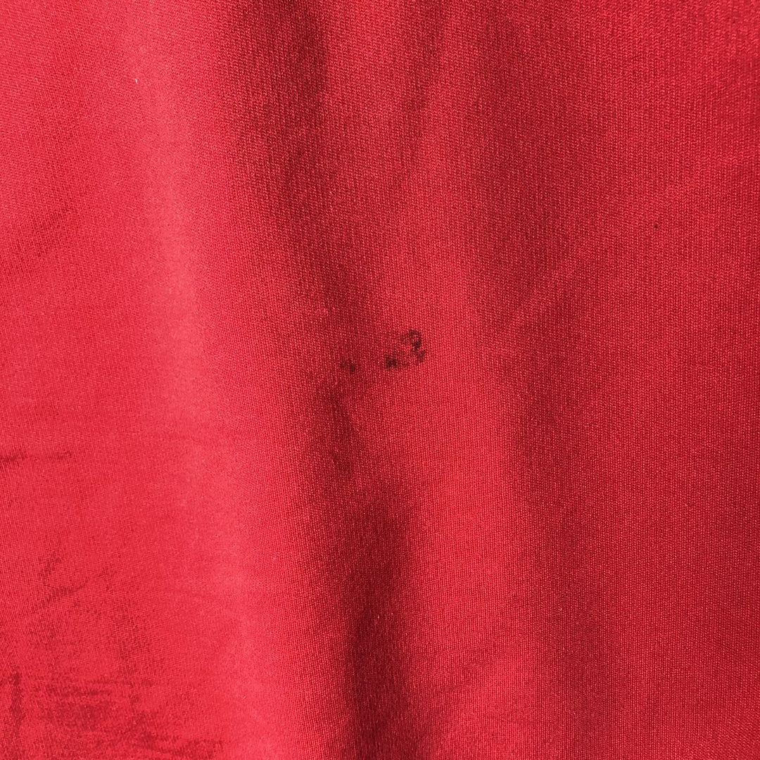 90'S Nike logo embroidered sweatshirt, size L, men's cotton red type Vintage Second Hand