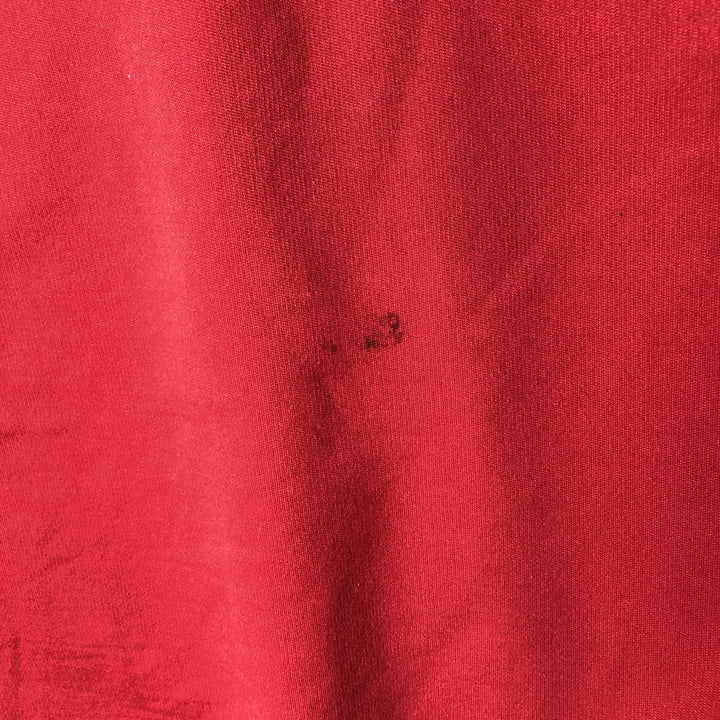 90'S Nike logo embroidered sweatshirt, size L, men's cotton red type Vintage Second Hand