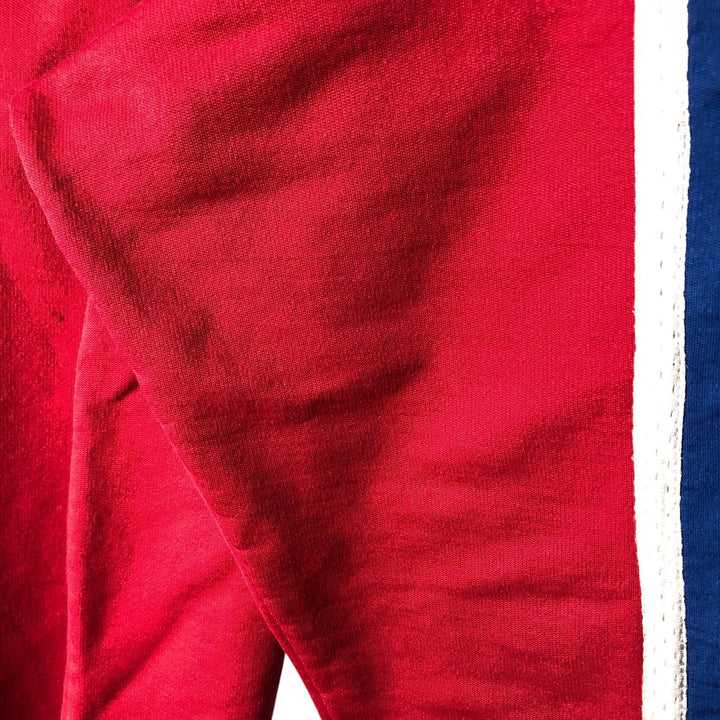 90'S Nike logo embroidered sweatshirt, size L, men's cotton red type Vintage Second Hand