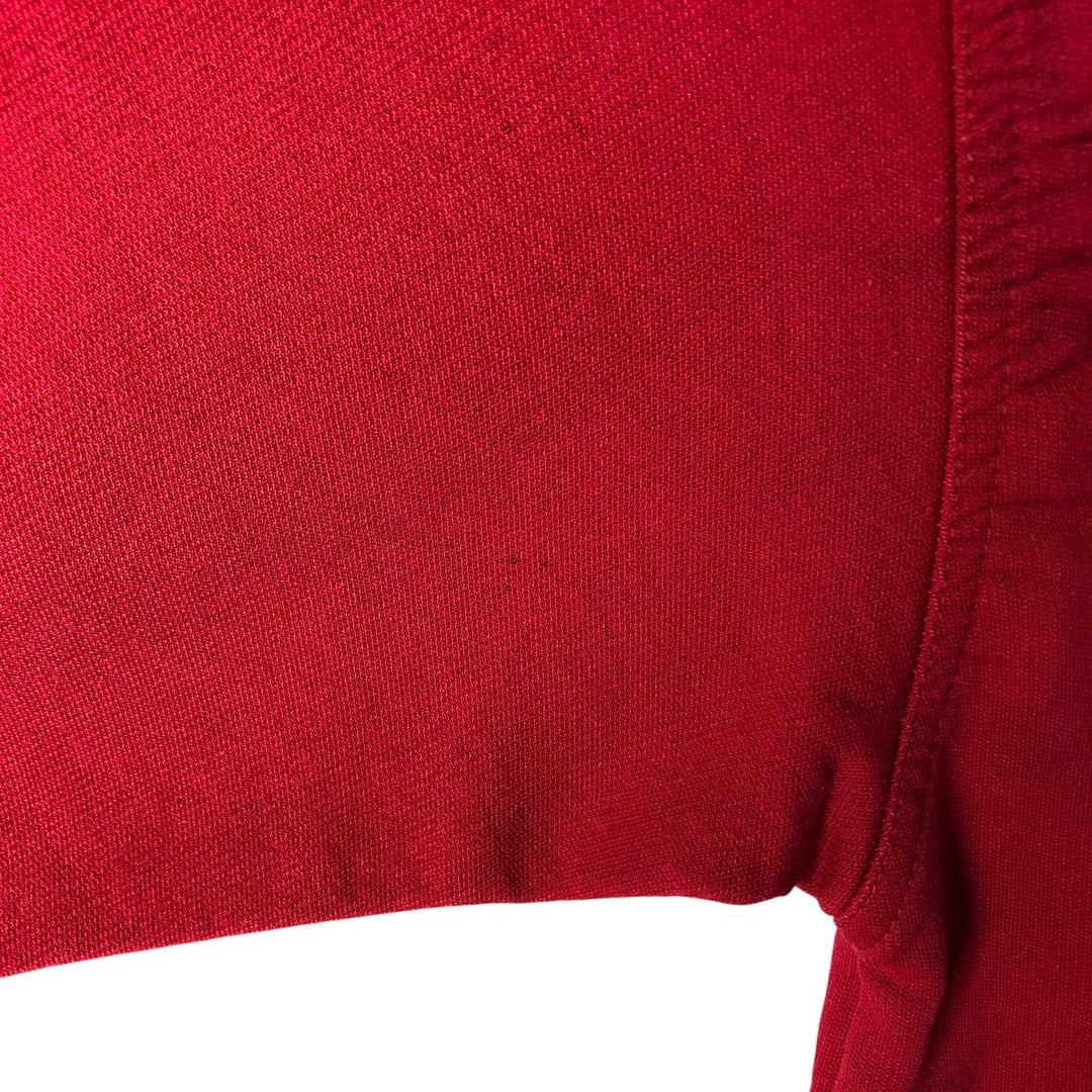 90'S Nike logo embroidered sweatshirt, size L, men's cotton red type Vintage Second Hand