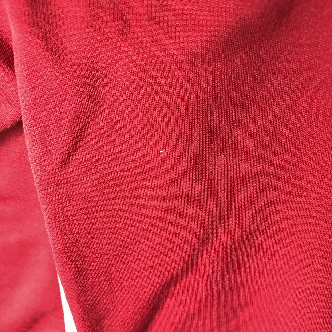 90'S Nike logo embroidered sweatshirt, size L, men's cotton red type Vintage Second Hand