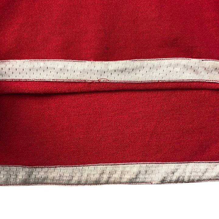 90'S Nike logo embroidered sweatshirt, size L, men's cotton red type Vintage Second Hand
