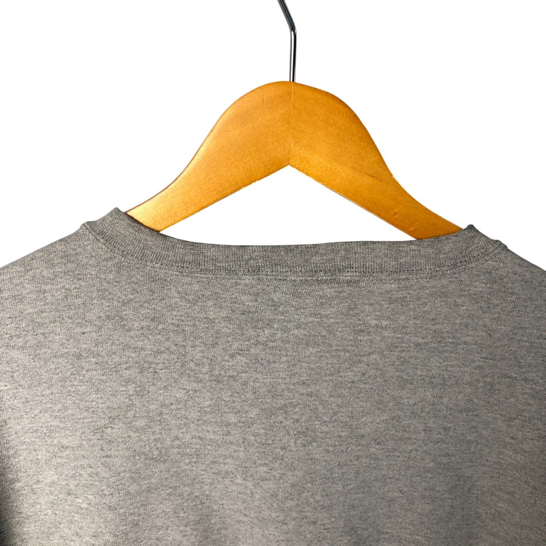 90'S Nike Town sweatshirt, Made in USA, Men's Size L, Vintage cotton gray type Vintage Second Hand