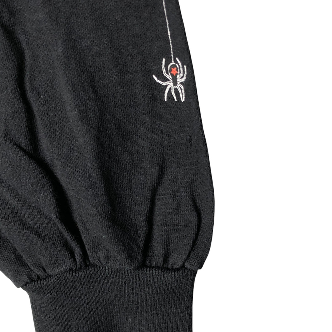 Thrasher Surf Skate Long Sleeve T-Shirt, Men's Size Medium cotton black type Vintage Second Hand