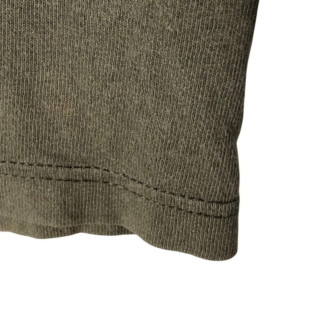 Timberland long-sleeved T-shirt, made in the USA, men's size XL cotton Khaki type Vintage Second Hand