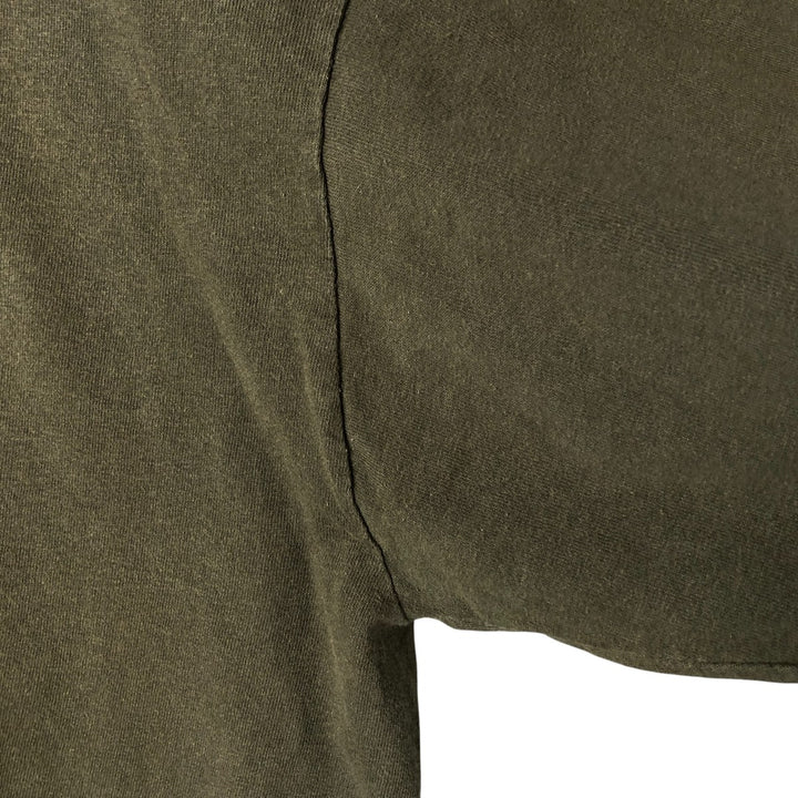 Timberland long-sleeved T-shirt, made in the USA, men's size XL cotton Khaki type Vintage Second Hand