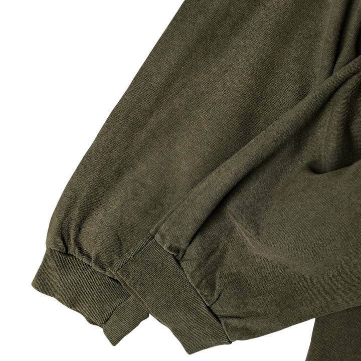 Timberland long-sleeved T-shirt, made in the USA, men's size XL cotton Khaki type Vintage Second Hand